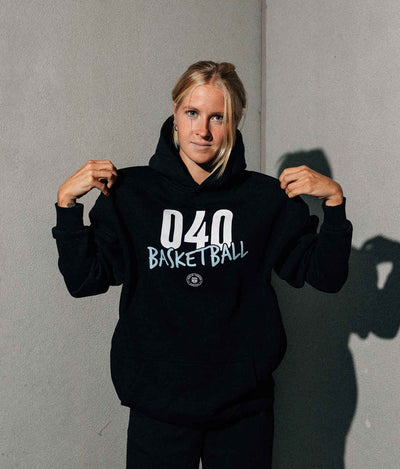 Hoodie "040 Basketball" Schwarz