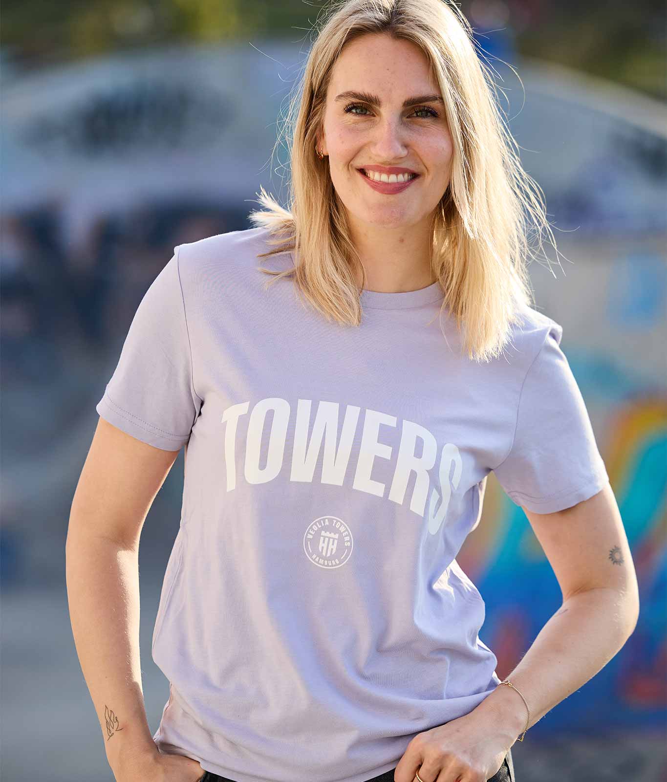 T-Shirt „Spring Collection“ Flieder