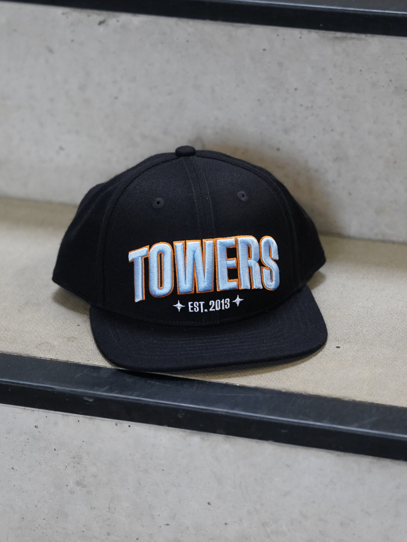 TOWERS Snapback (Blue & Orange) - Kids