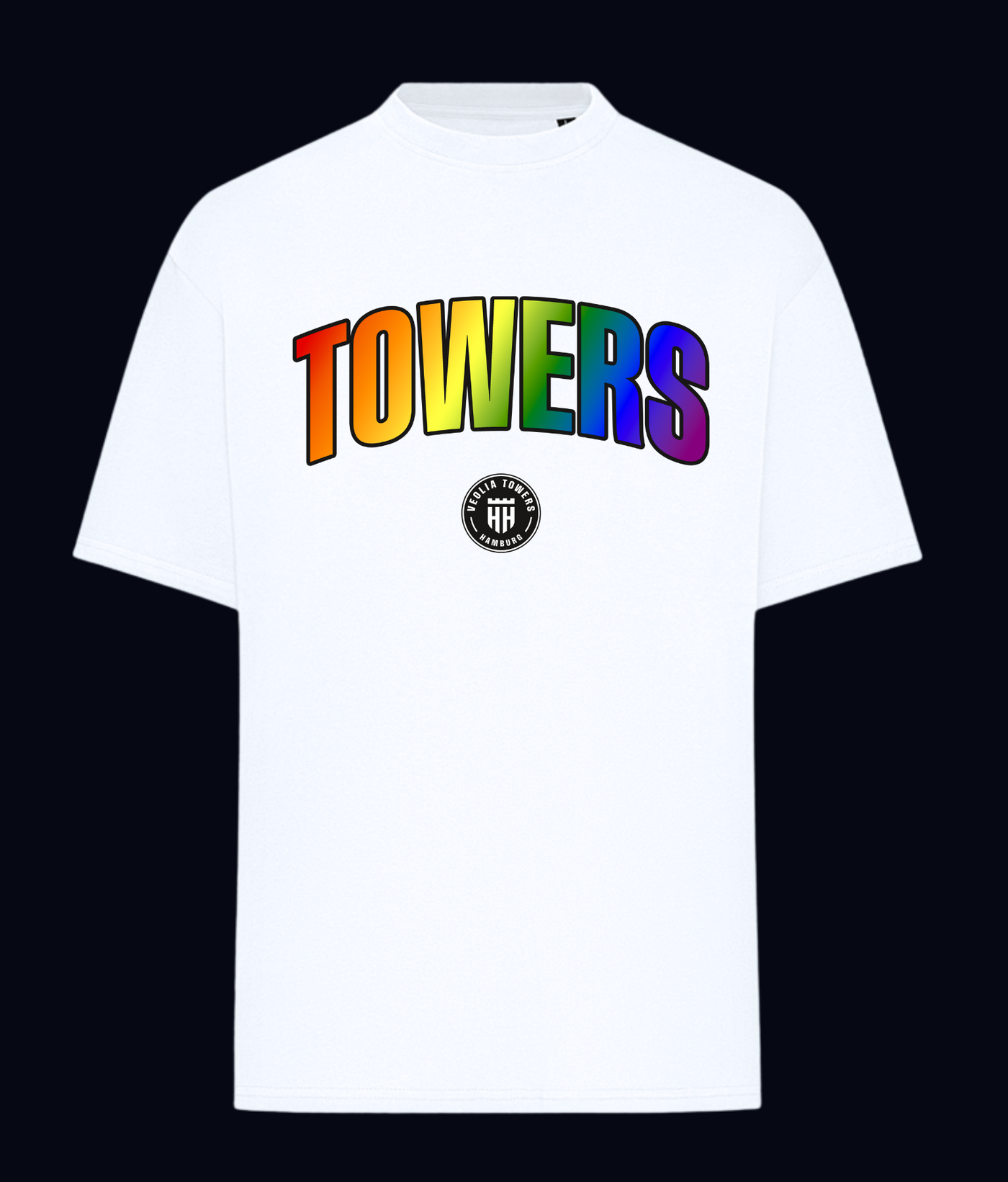 T-Shirt - TOWERS (Regenbogen Edition) – Oversized Fit