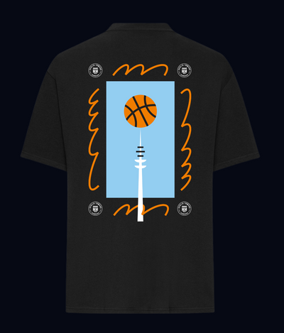 T-Shirt - Spinning Fernsehturm - Oversize Fit