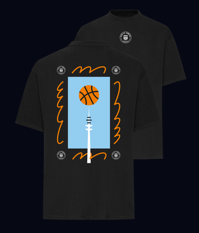 T-Shirt - Spinning Fernsehturm - Oversize Fit