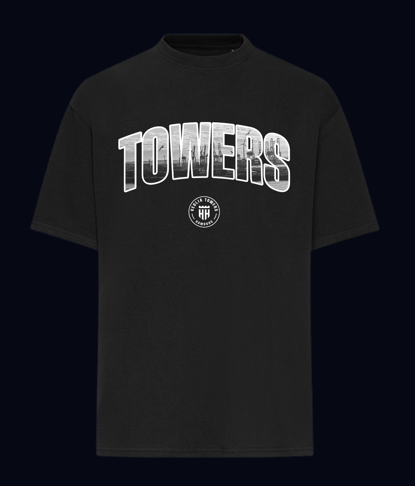 T-Shirt "Towers" (Hafen Hamburg Edition - Oversized Fit)
