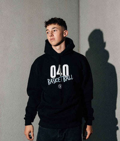 Hoodie "040 Basketball" Schwarz