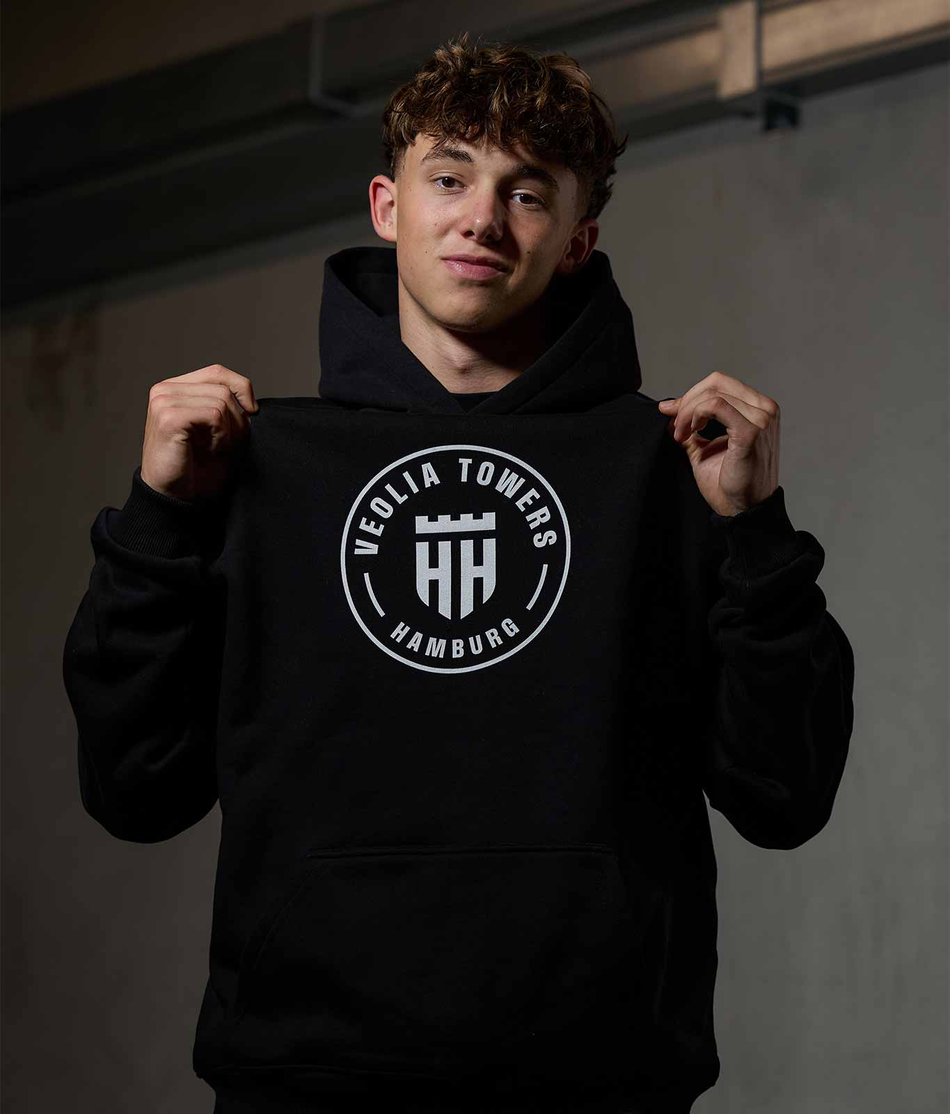 Hoodie "Logo" Schwarz