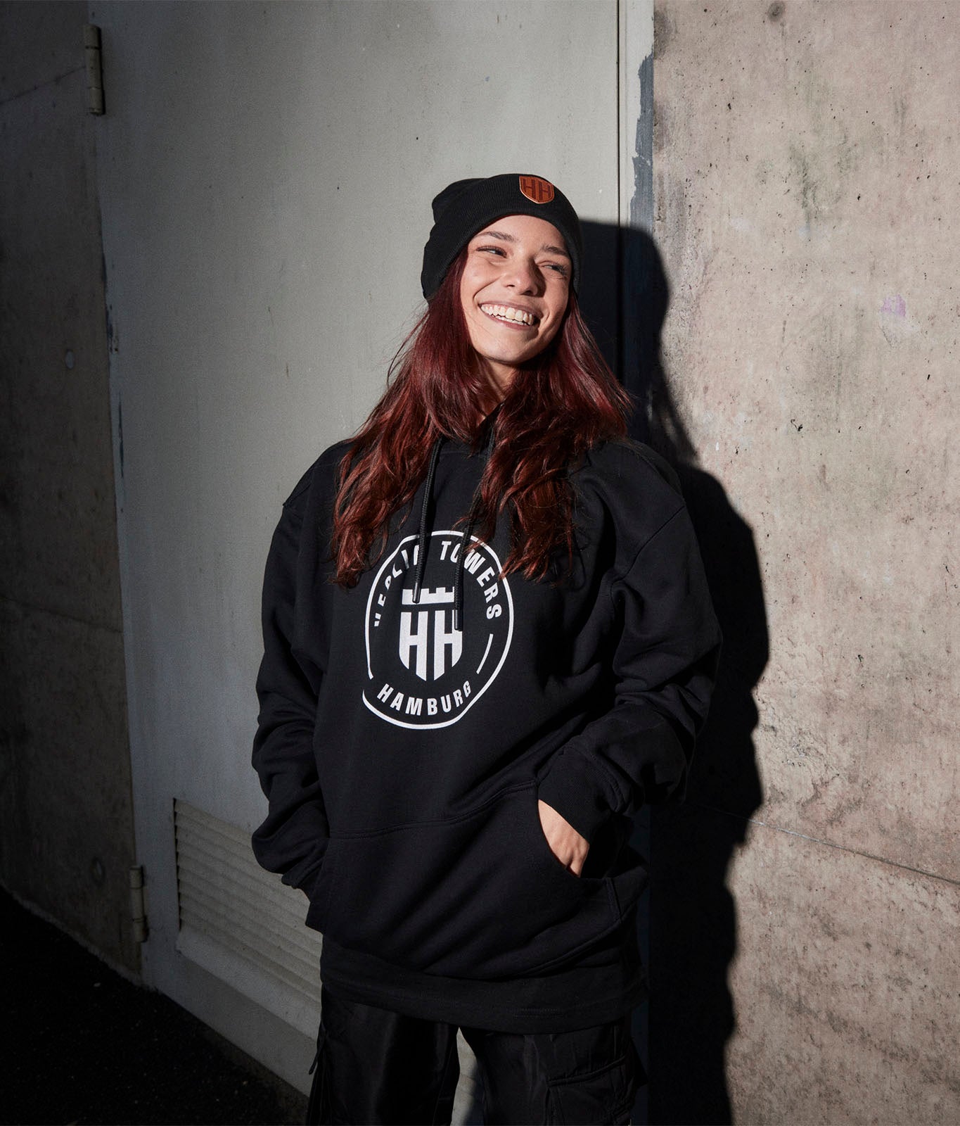 Hoodie "Logo" Schwarz