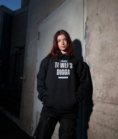 Hoodie "Towers Digga" Schwarz