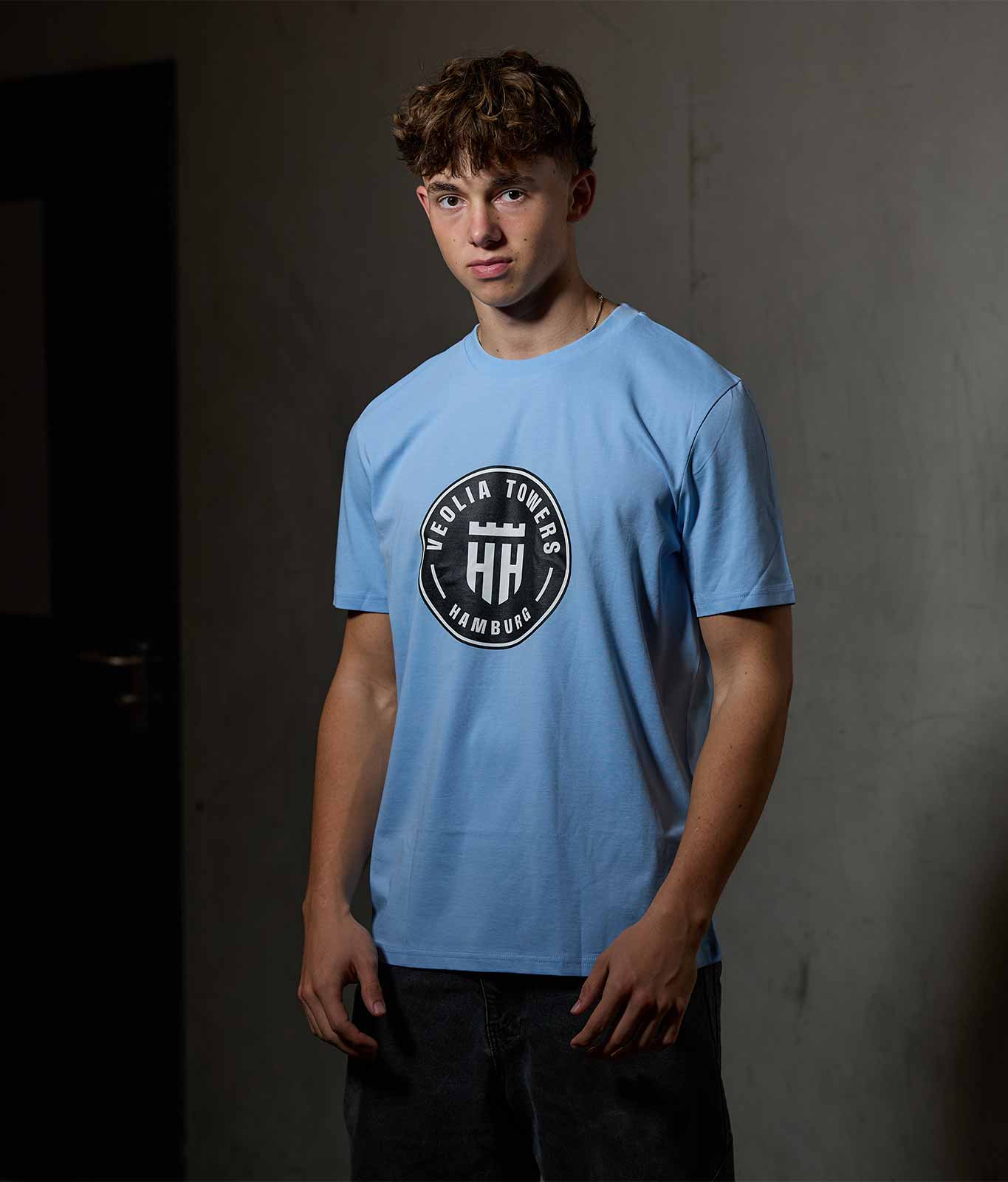 T-Shirt "Logo" Blau