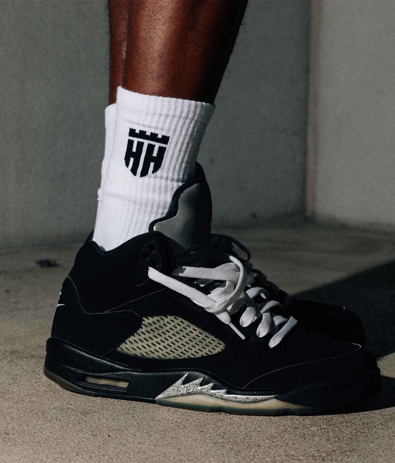 Socken "Towers" Weiß (Zwei Paar)